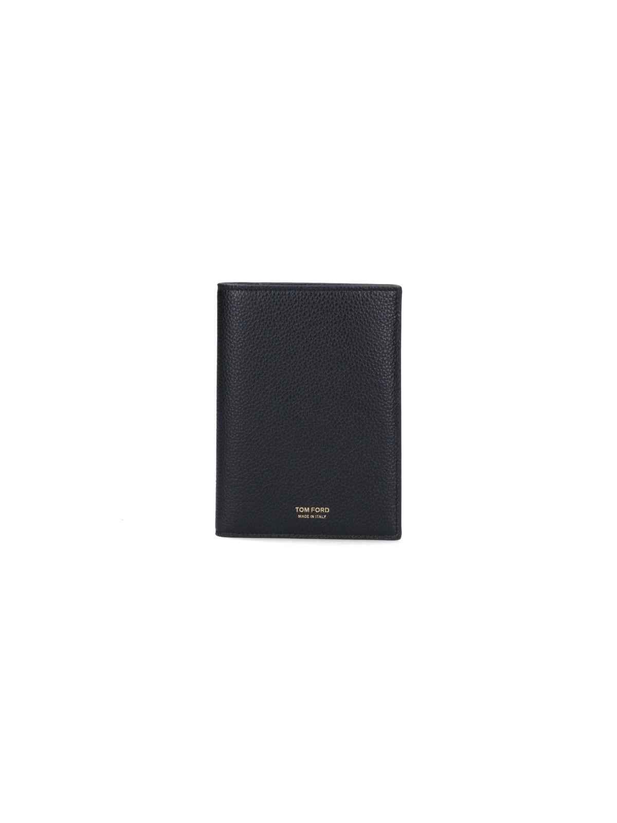 Shop Tom Ford Logo Card Holder In Black