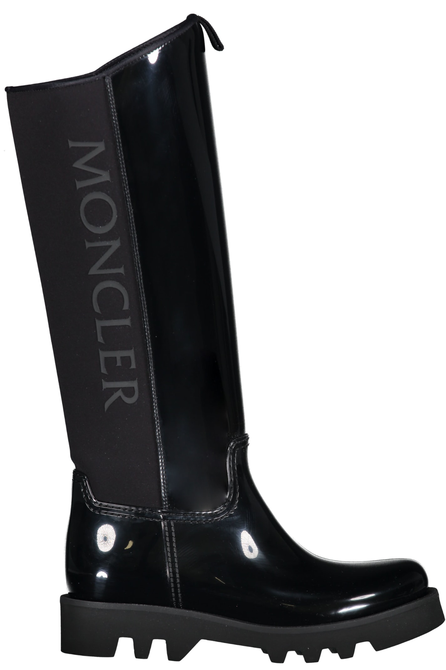 Shop Moncler Gilla Knee-boots In Black