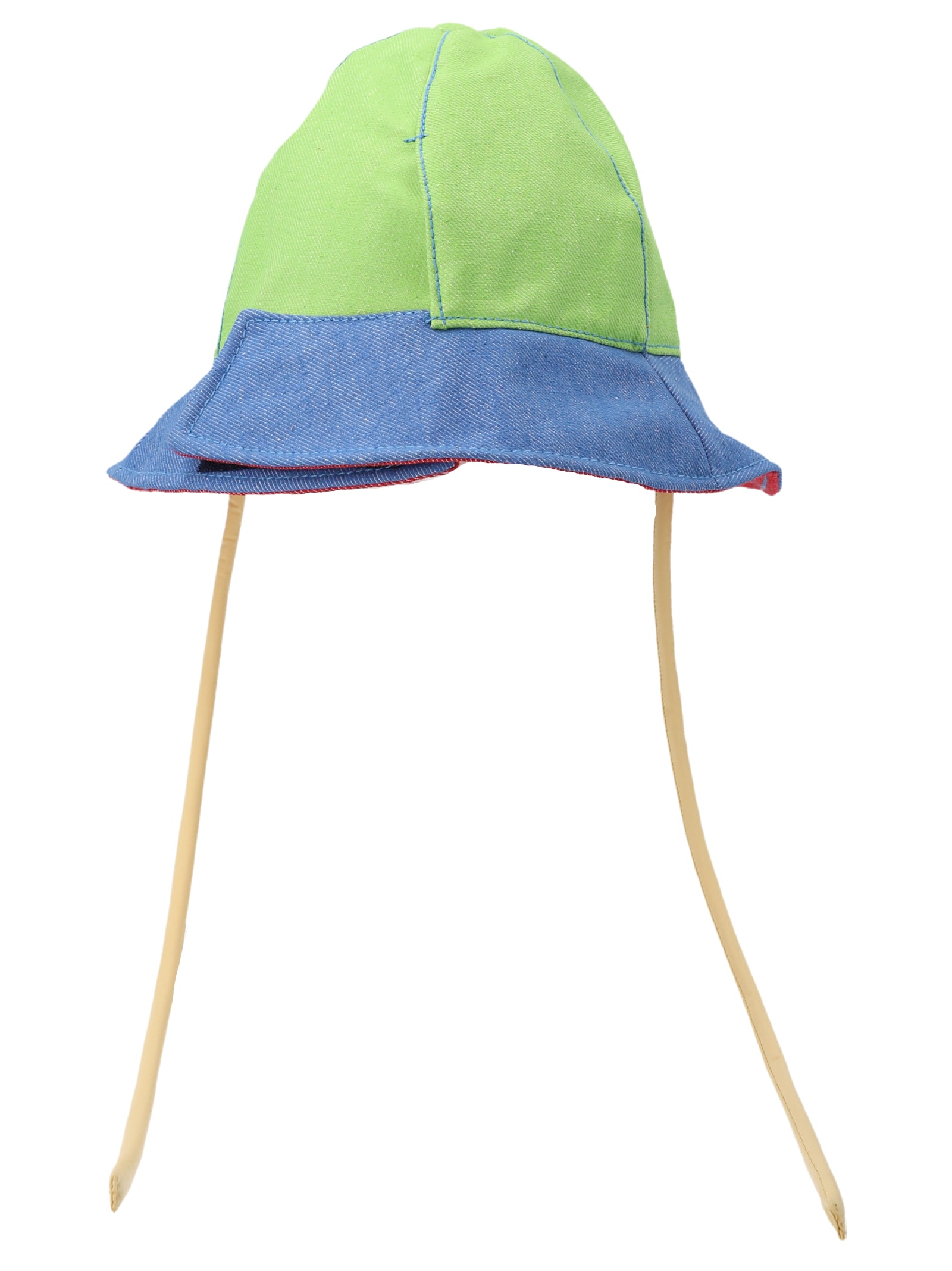 Sunnei Multicolor Denim Bucket Hat