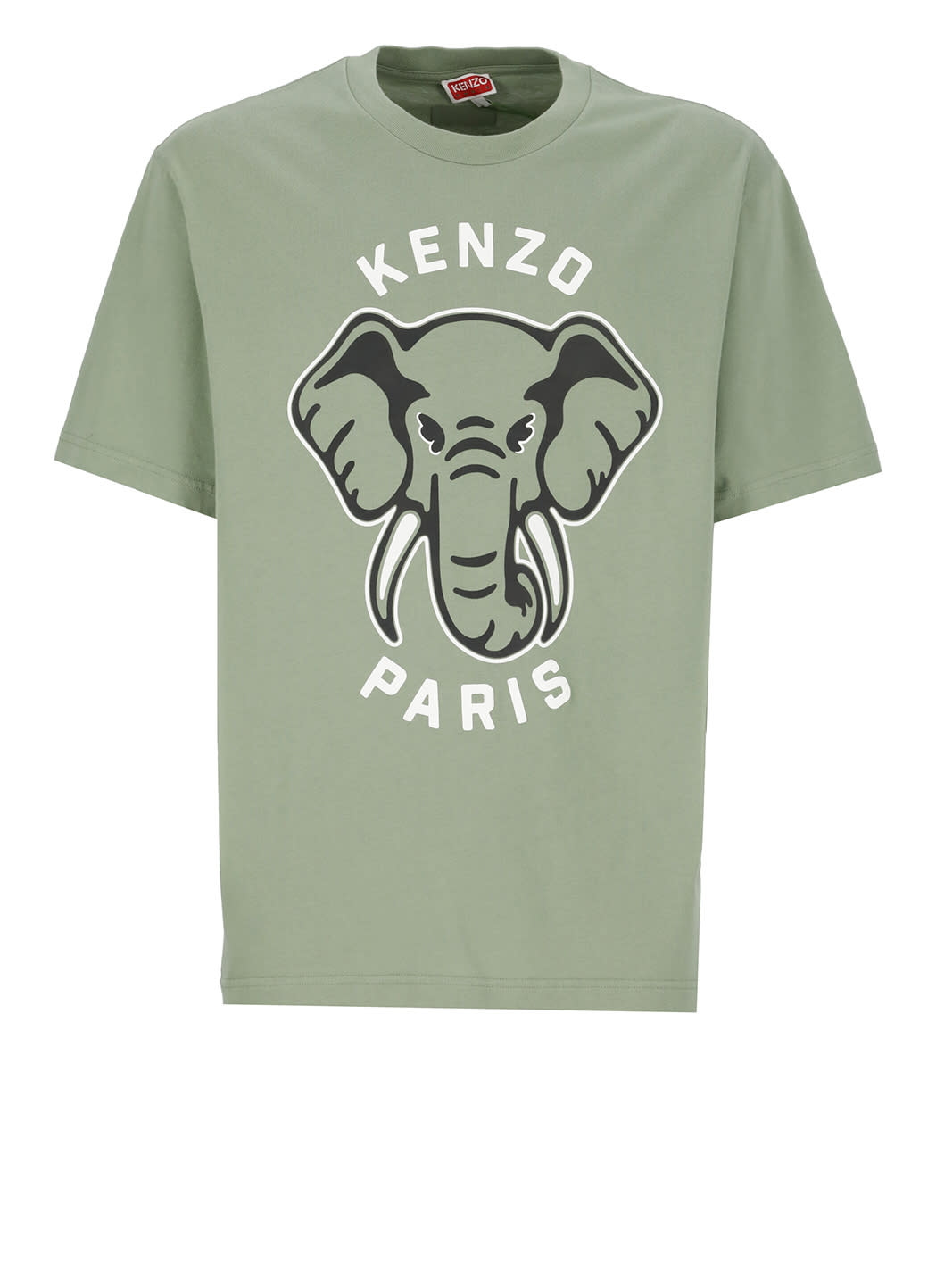 Shop Kenzo Elephant T-shirt In Green