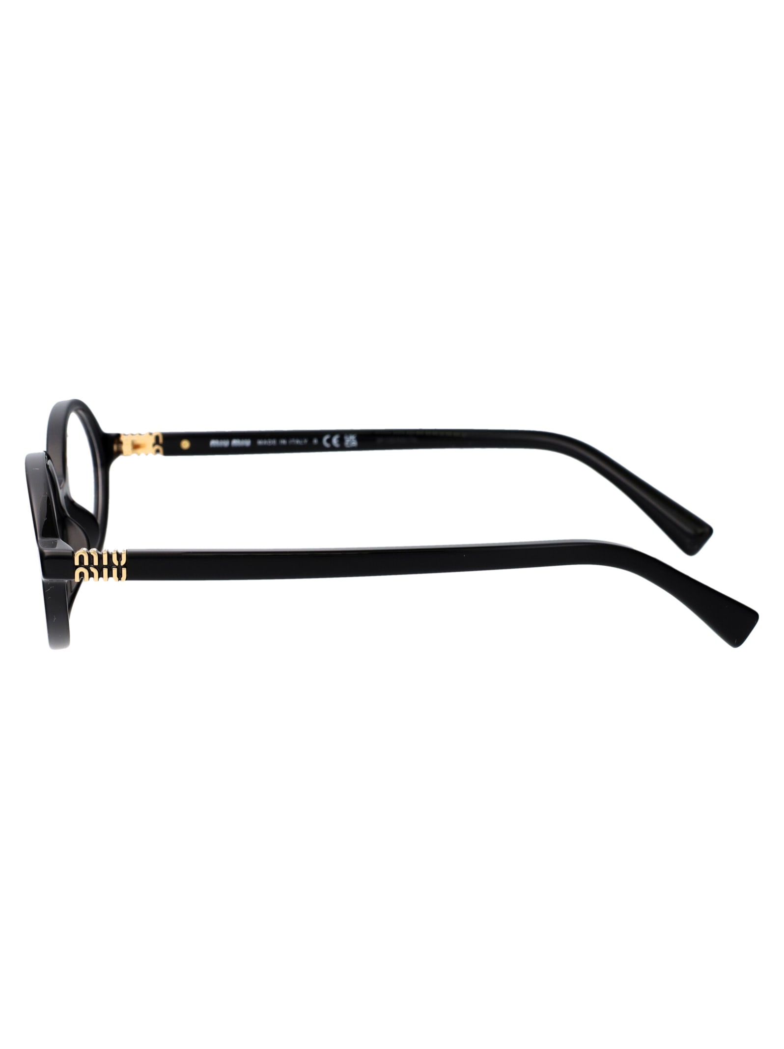 Miu Miu 0mu 01xv Miu Regard 1ab1o1 Black Glasses
