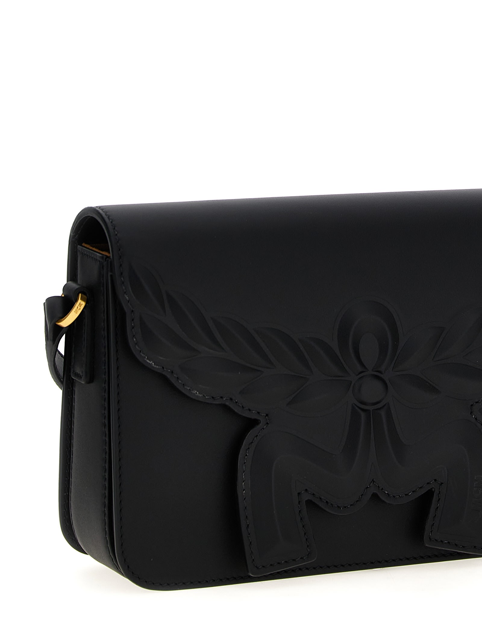 Shop Mcm Himmel Crossbody Bag In Black