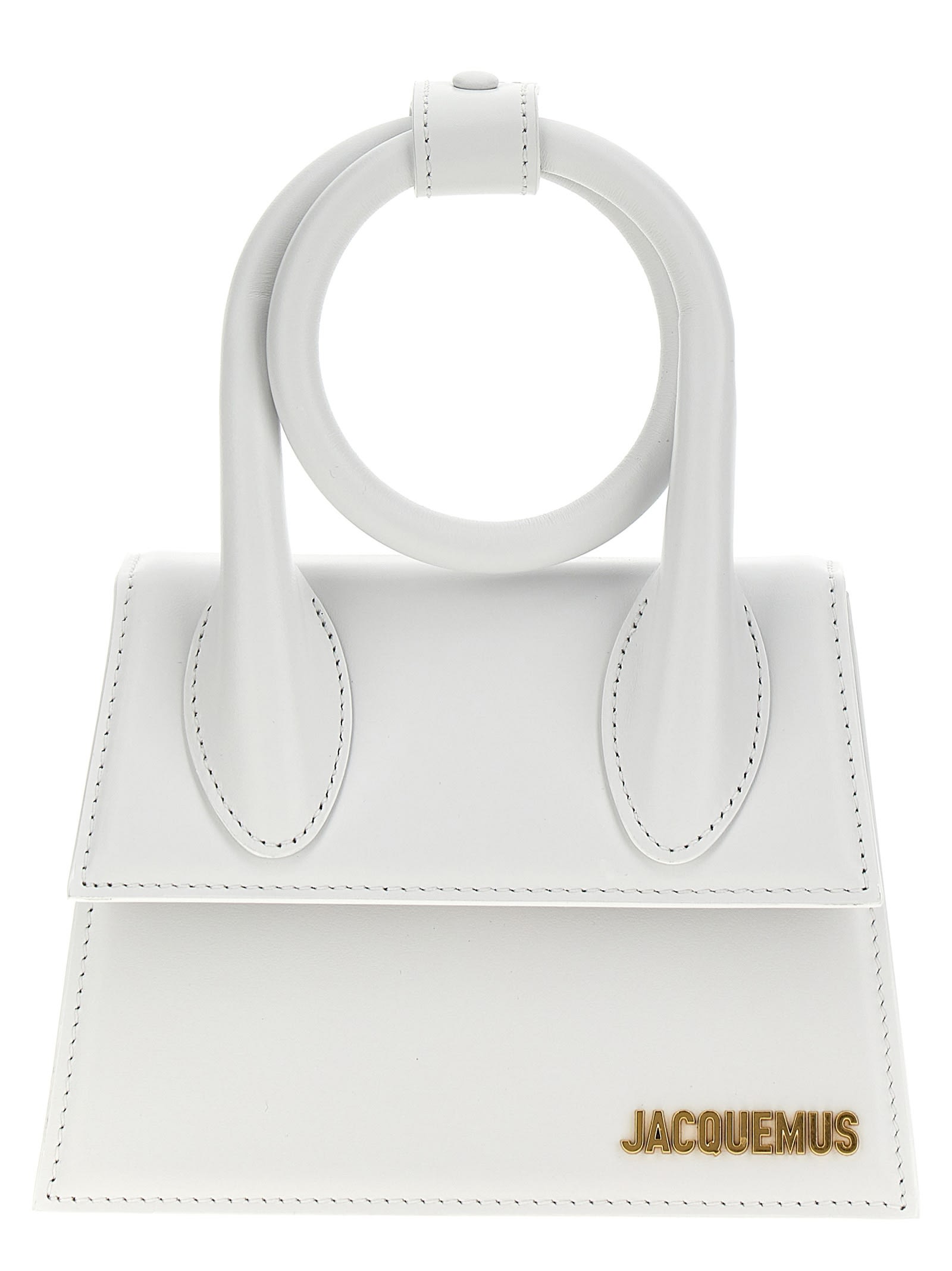 Jacquemus White Le Chiquito Noeud Crossbody Bag