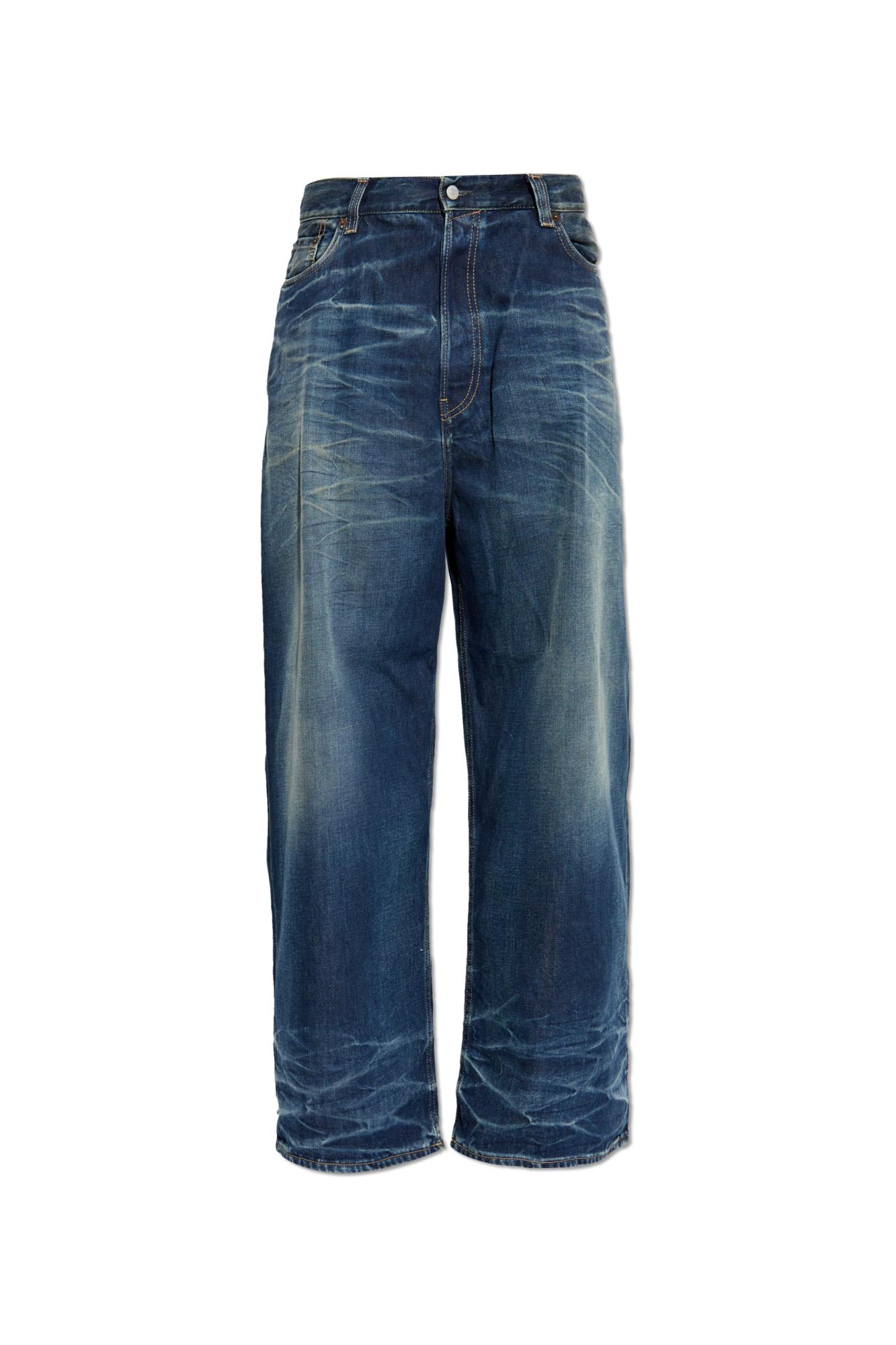 Shop Acne Studios Wide-leg Jeans In Blue