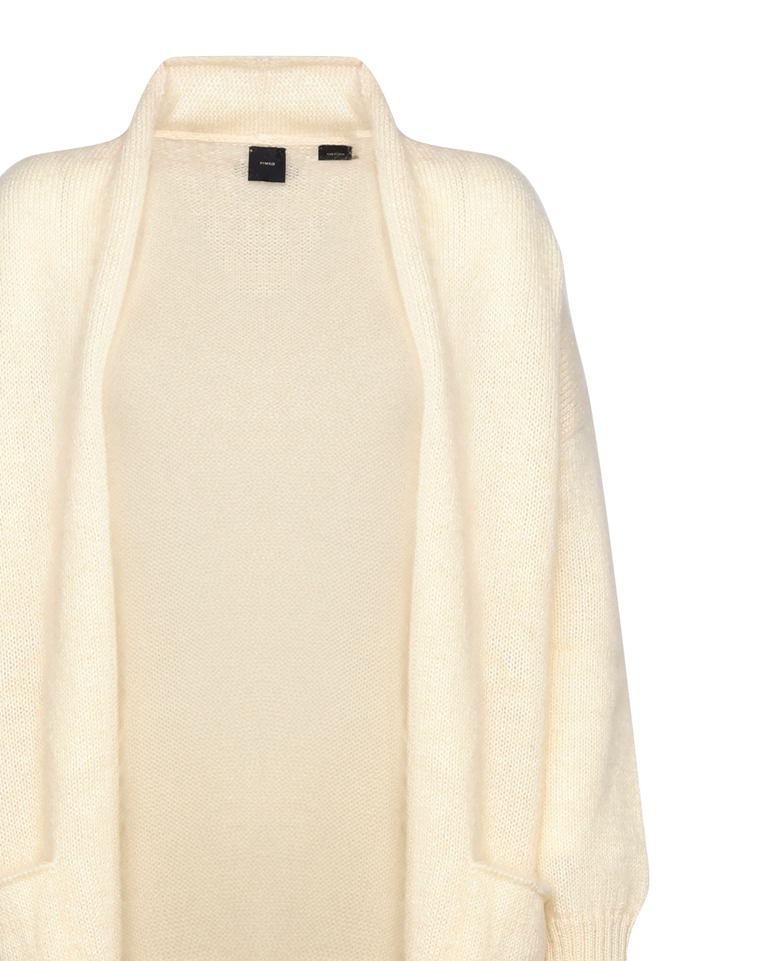 Shop Pinko Cardigan In Wool In White