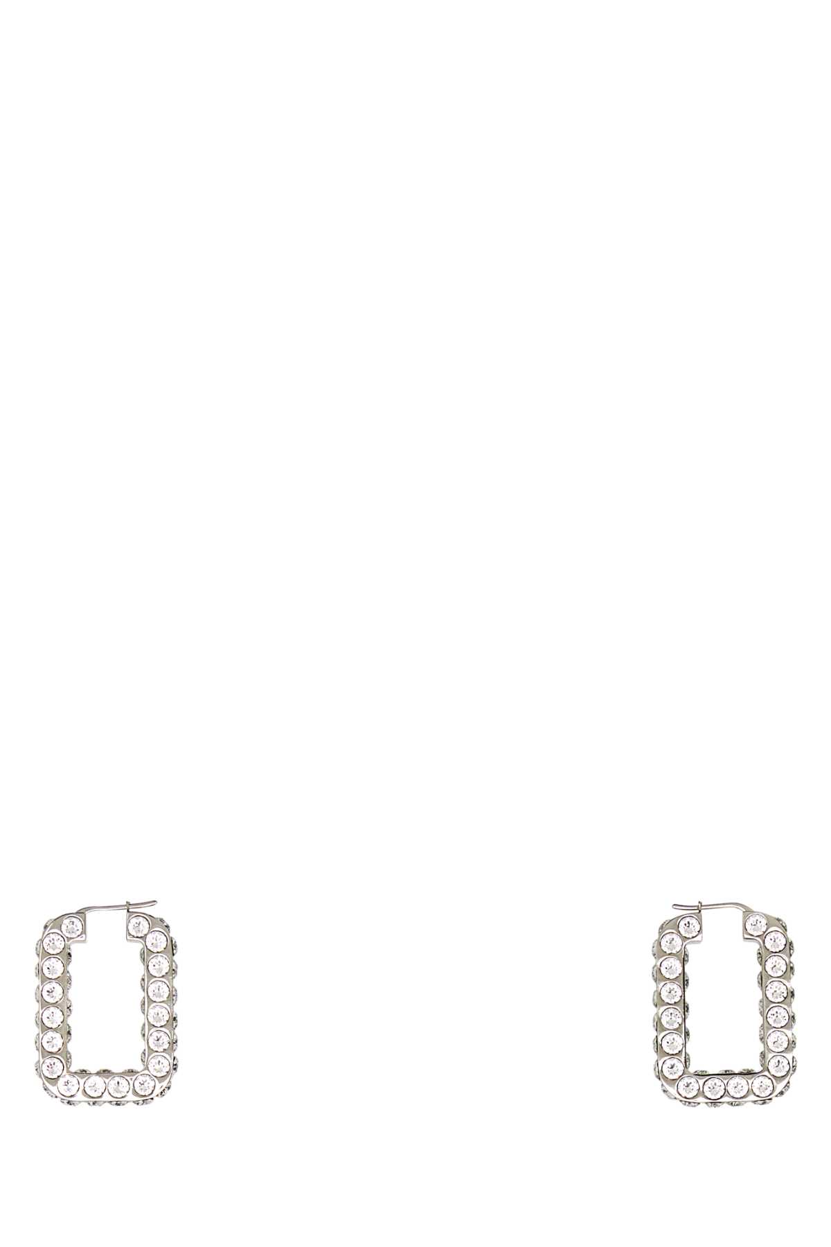 Amina Muaddi Embellished Metal Charlotte Earrings