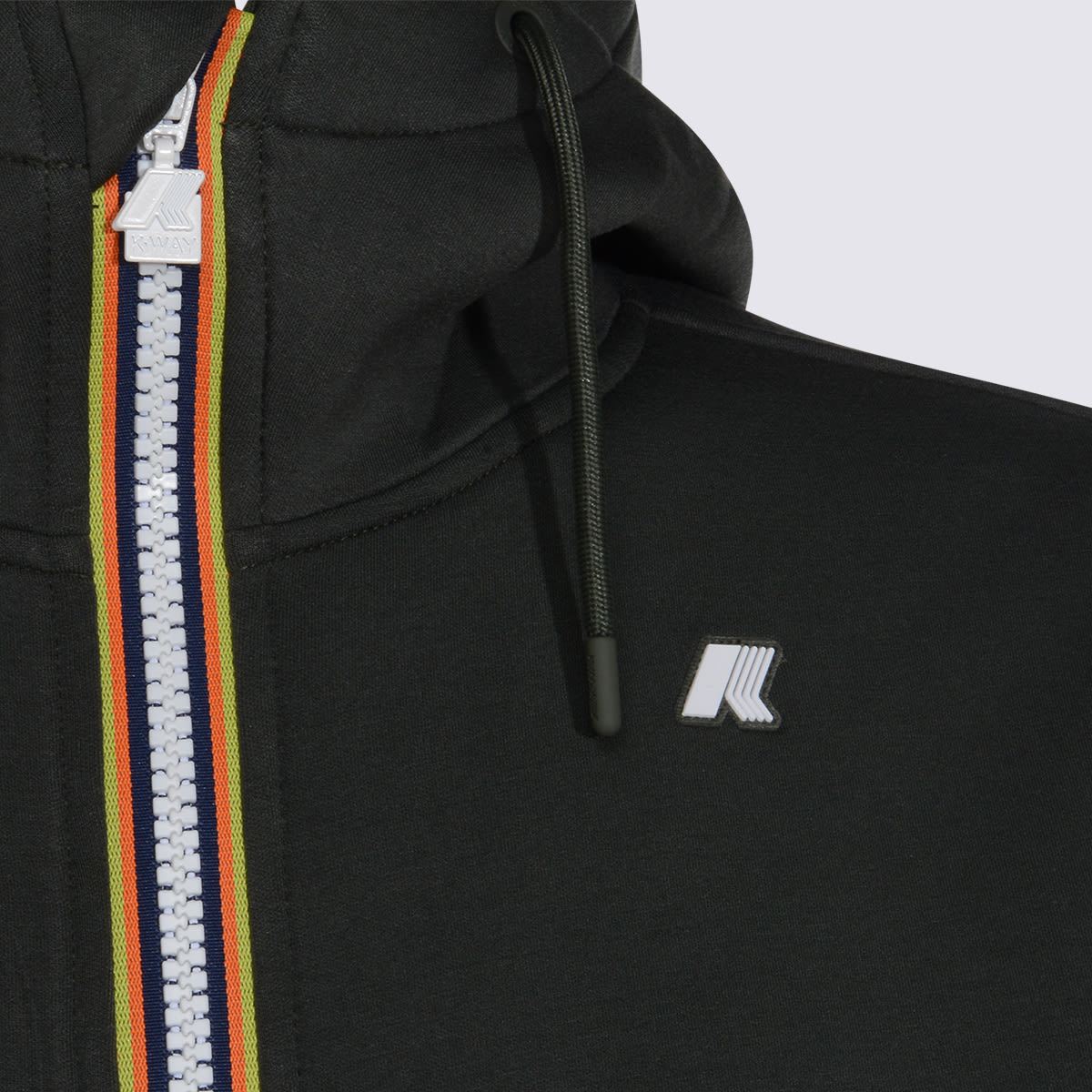 K-way Lightweight Scuba Jacket With Adjustable Hood In Blue