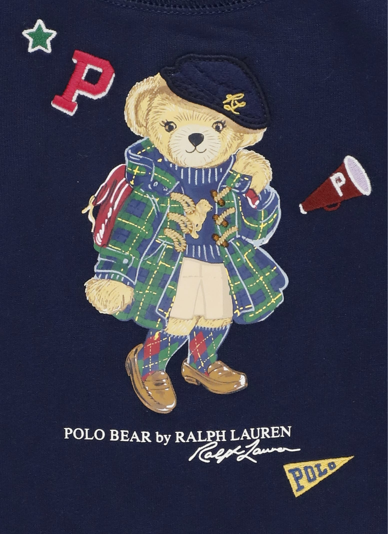 Shop Ralph Lauren Polo Bear Sweatshirt In Blue