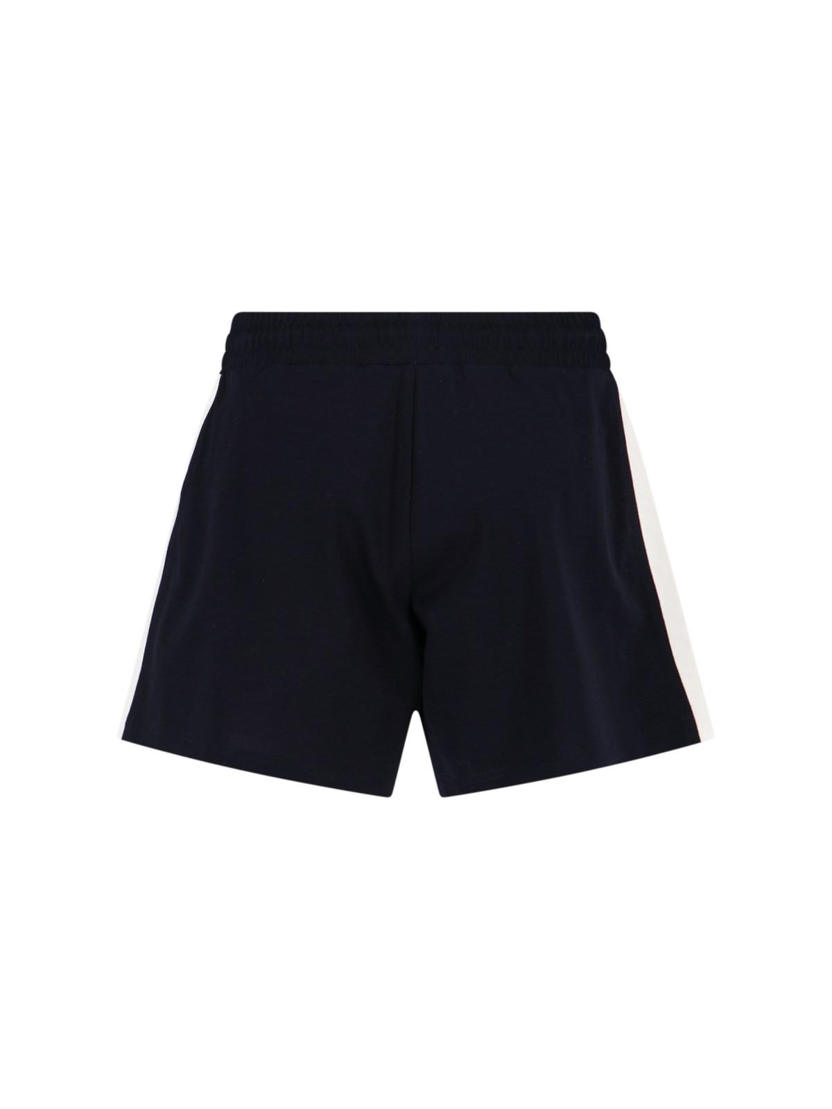Shop Moncler Track Shorts In Blue
