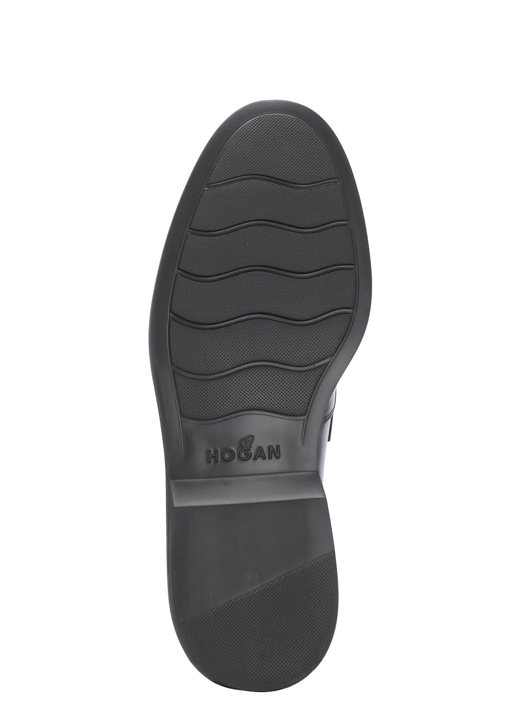 Shop Hogan H576 Loafers In Black