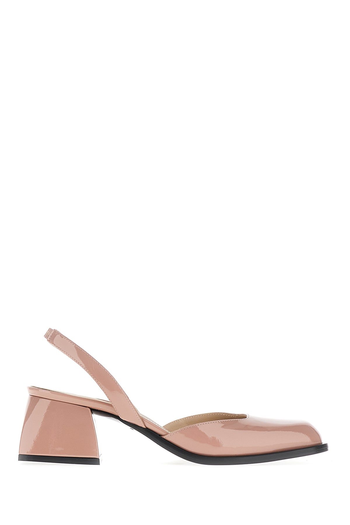 Antiqued Pink Leather Bulla Jones Pumps