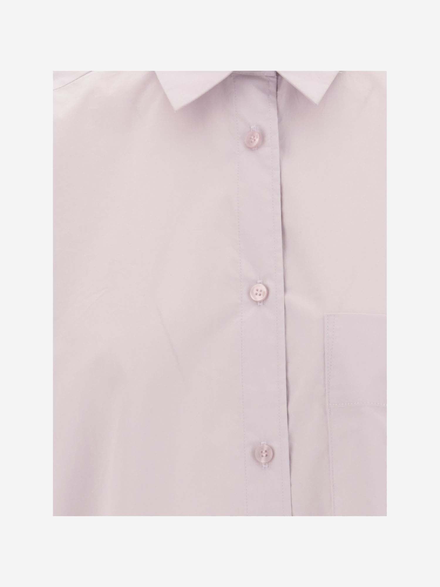 Shop By Malene Birger Organic Cotton Shirt In L Pastel Violet