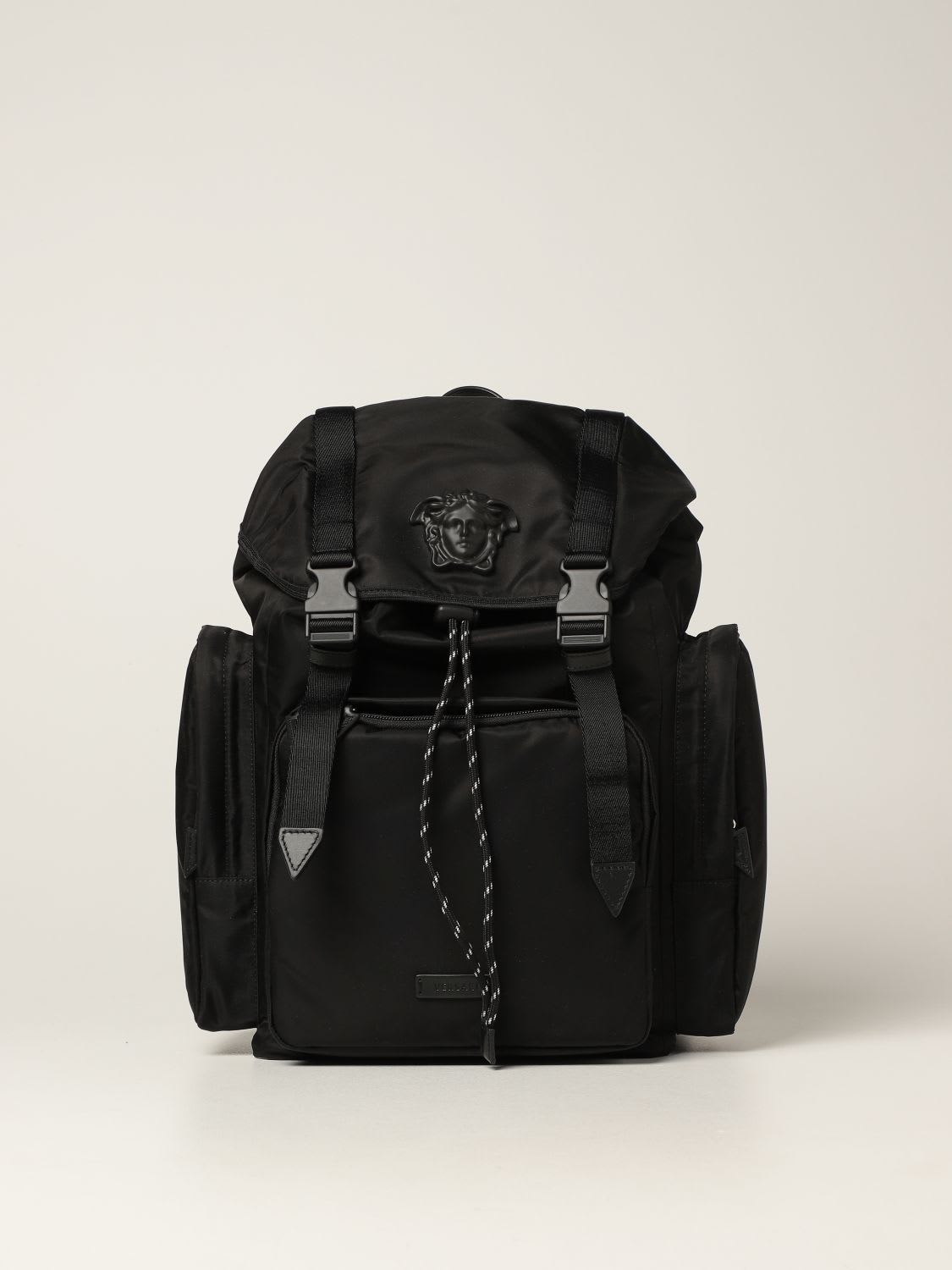 Versace Backpack La Medusa Versace Nylon Backpack