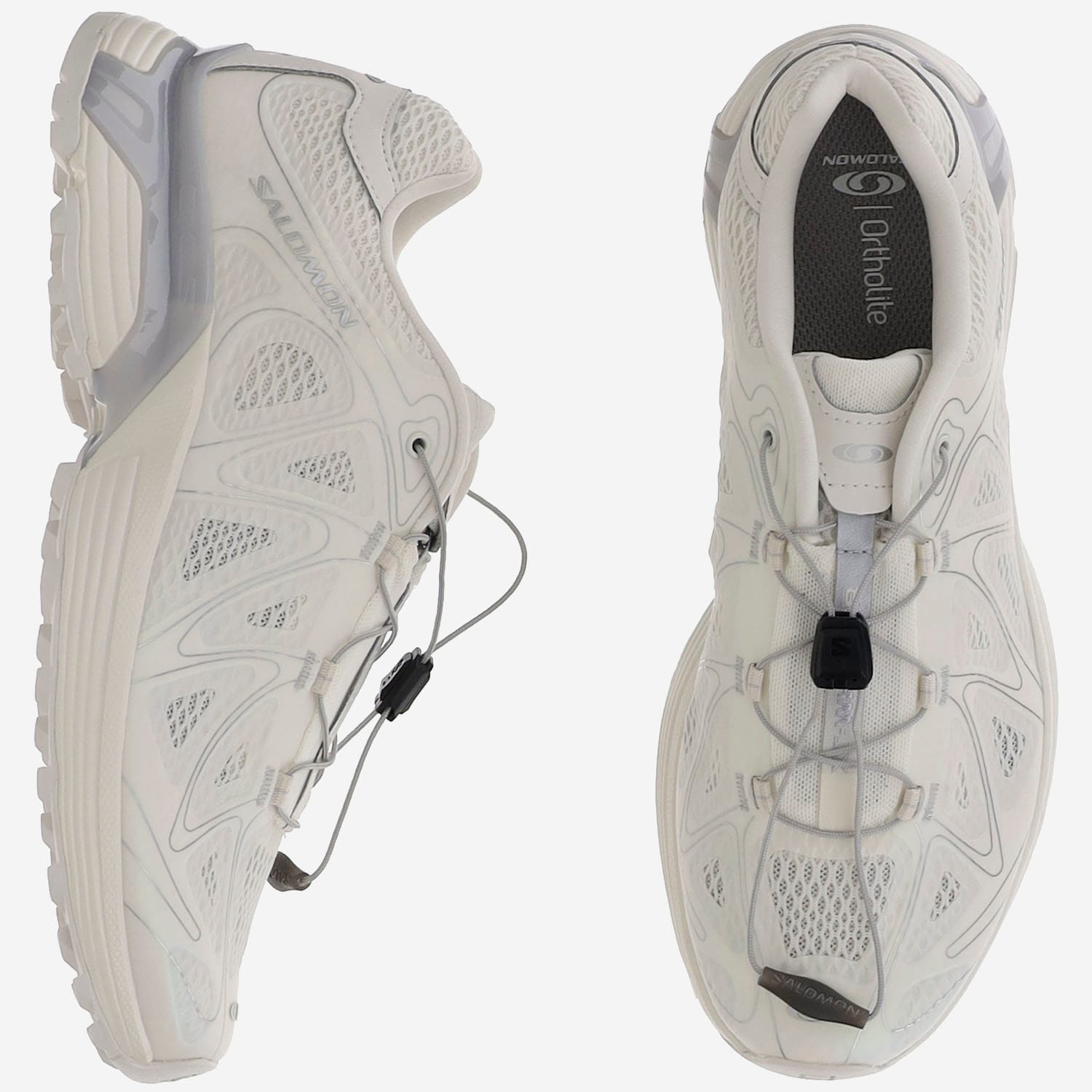 Salomon Xt-whisper Void Panelled Mesh Sneakers In White