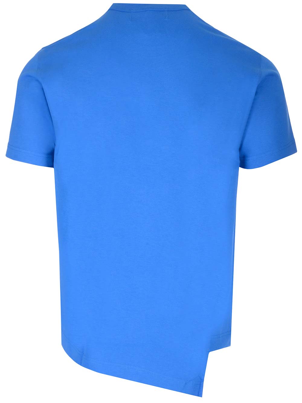 Shop Comme Des Garçons Blue Asymmetric T-shirt X La Coste
