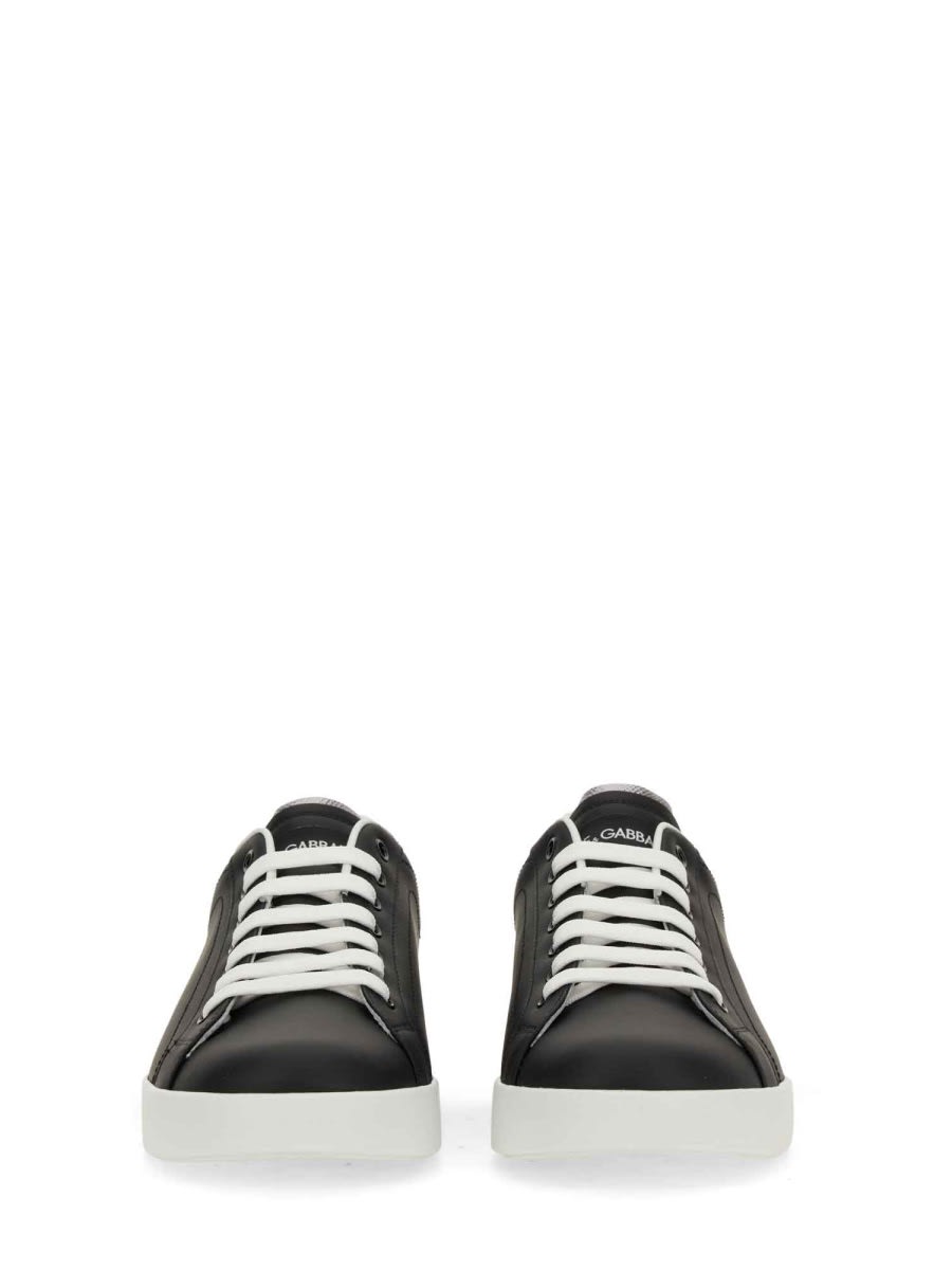 Shop Dolce & Gabbana Portofino Sneaker In Black