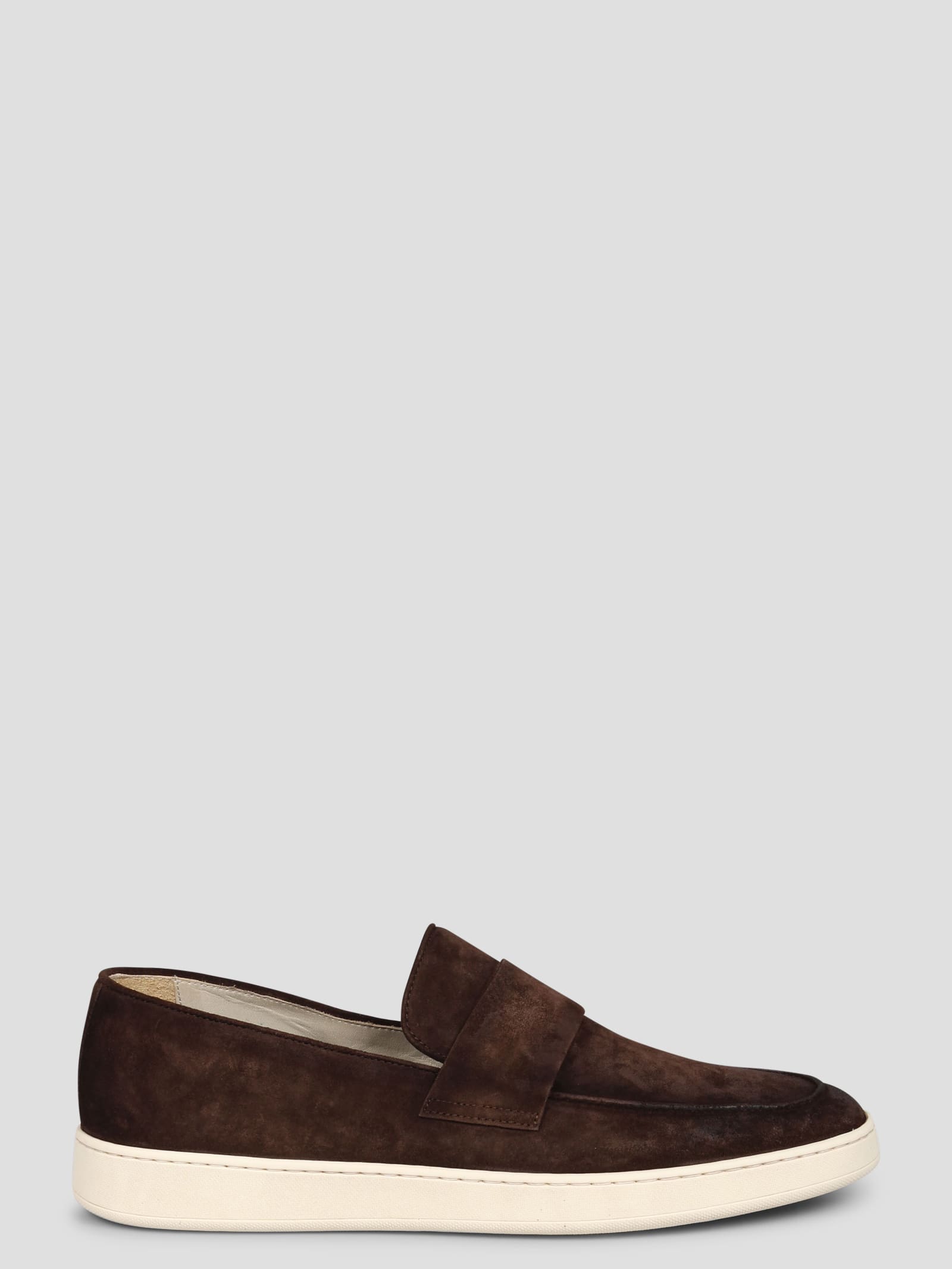 Corvari Boat Penny Loafers In Brown