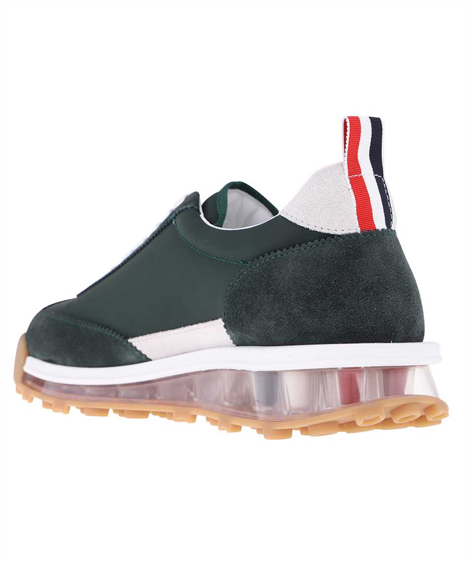 Shop Thom Browne Low-top Sneakers In Green