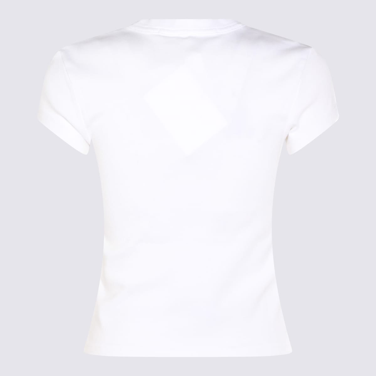 Alexander Wang White Cotton T-shirt In White