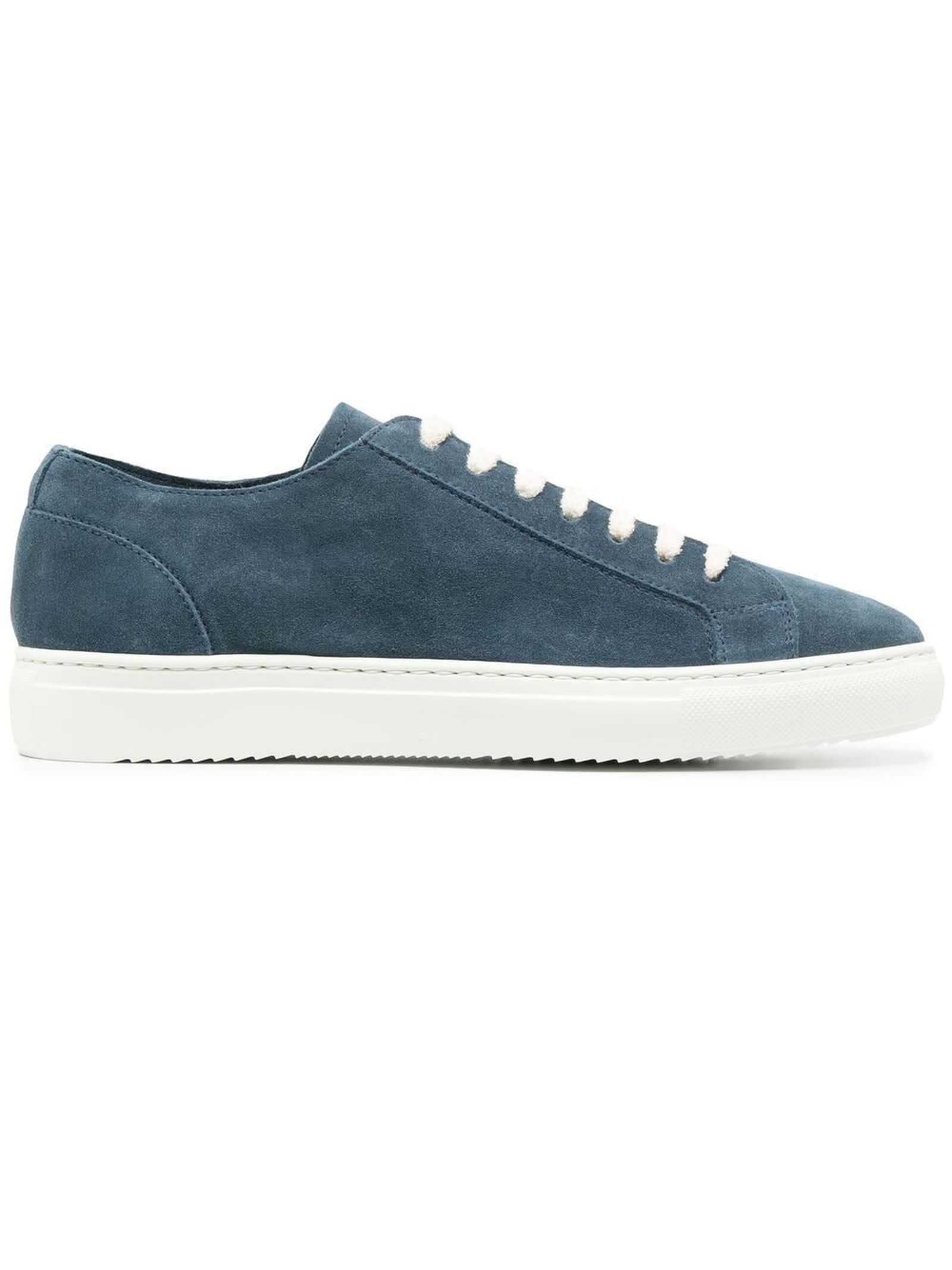 Doucal's Blue Suede Sneakers