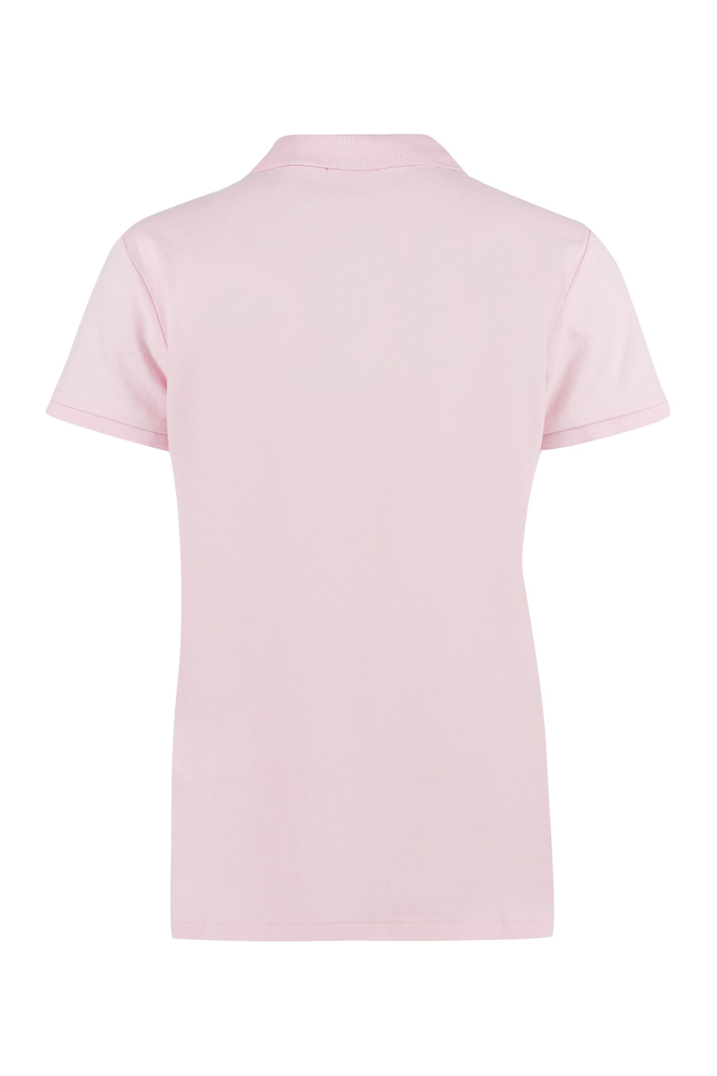 Polo Ralph Lauren Julie Slim Fit Five Button Polo Shirt In Pink