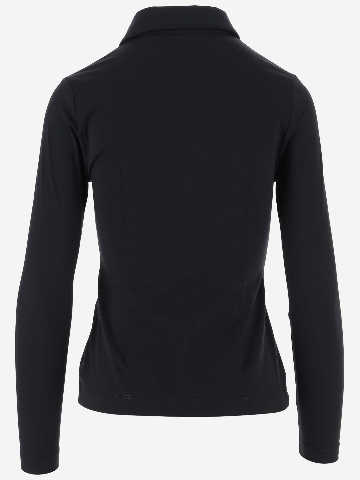 Shop Balenciaga Stretch Jersey Shirt In Black