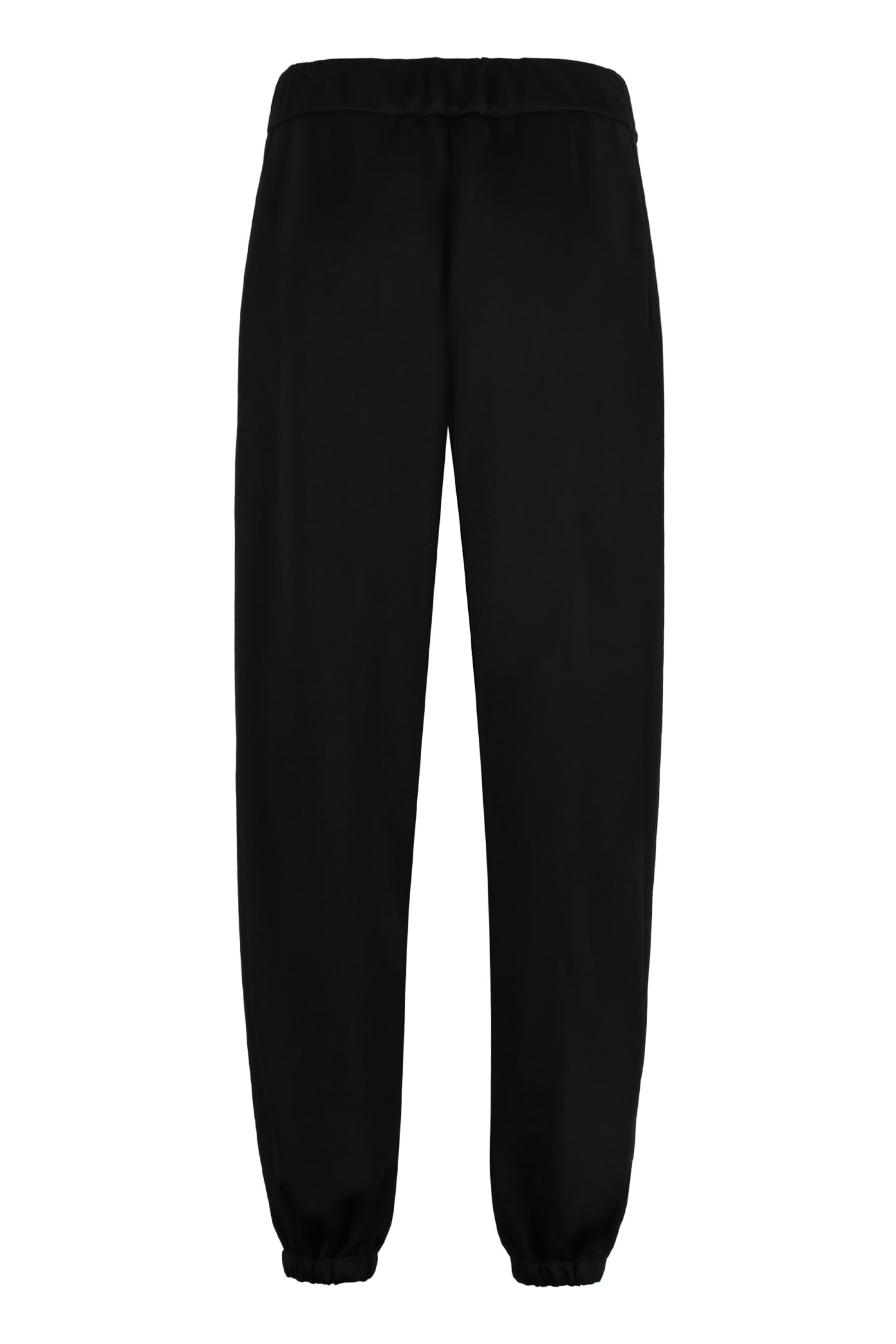 Shop Jil Sander High-waist Tapered-fit Trousers In Black