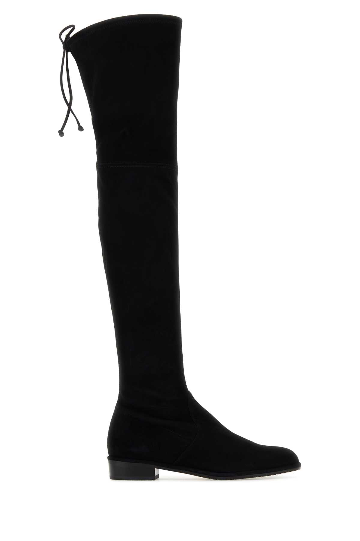 Black Suede Lowland Boots
