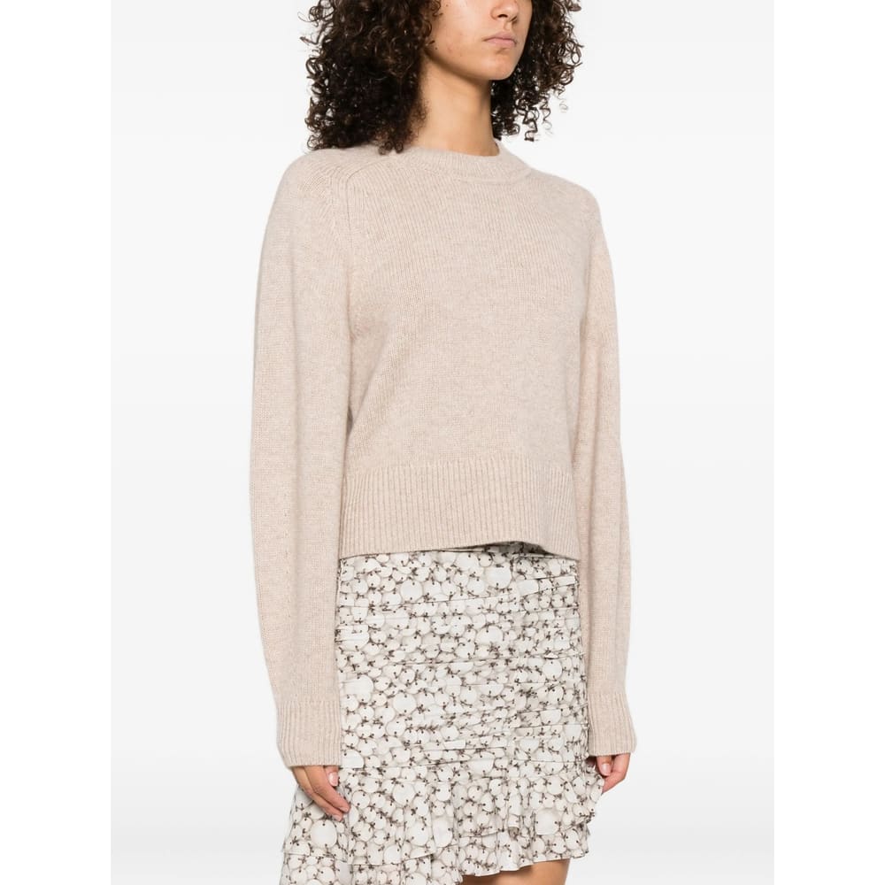 Isabel Marant Sand Wool Blend Leandra Sweater In Brown