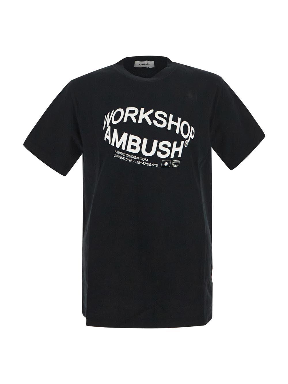 AMBUSH Black Print T-shirt