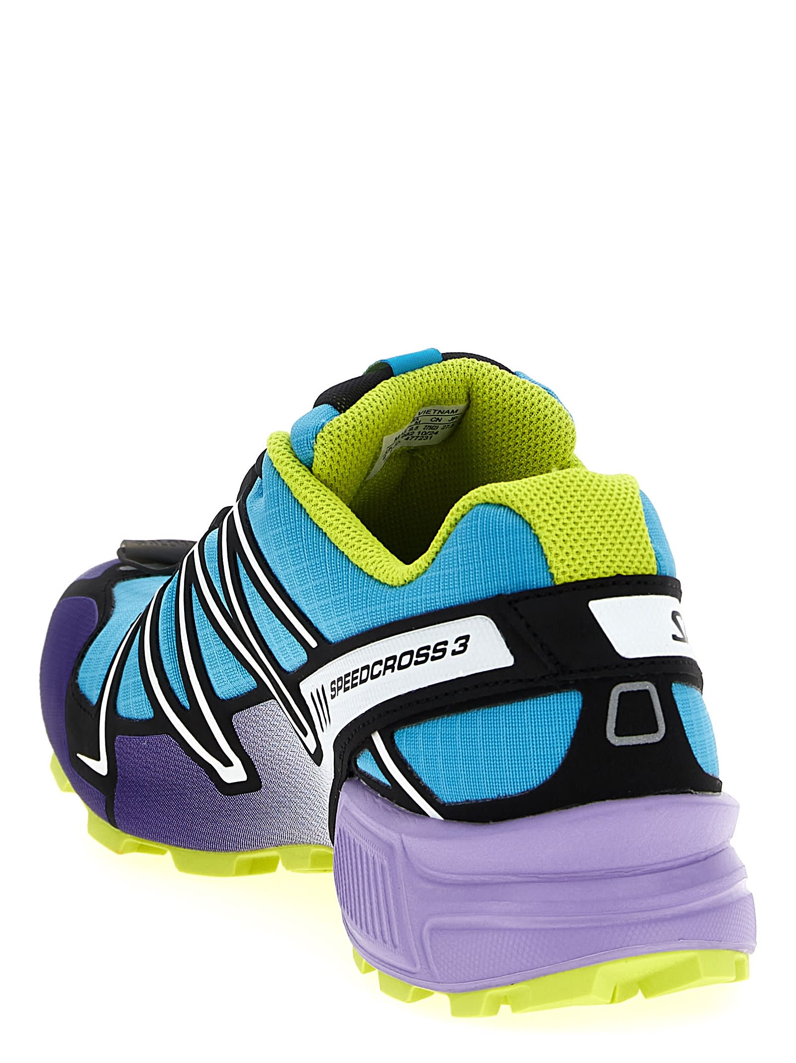 Salomon Mesh Upper Sneakers Rubber Sole In Multi