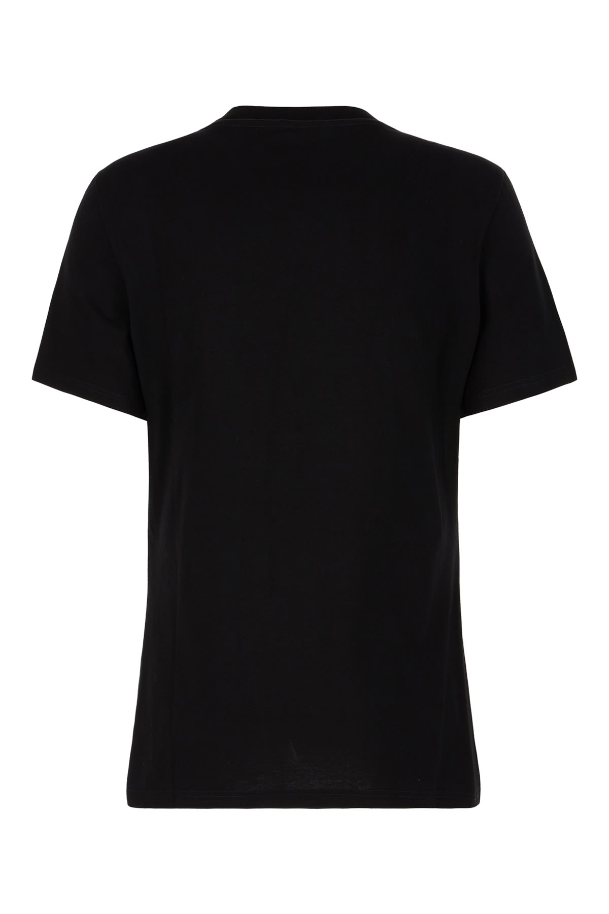 VERSACE BLACK COTTON T-SHIRT 