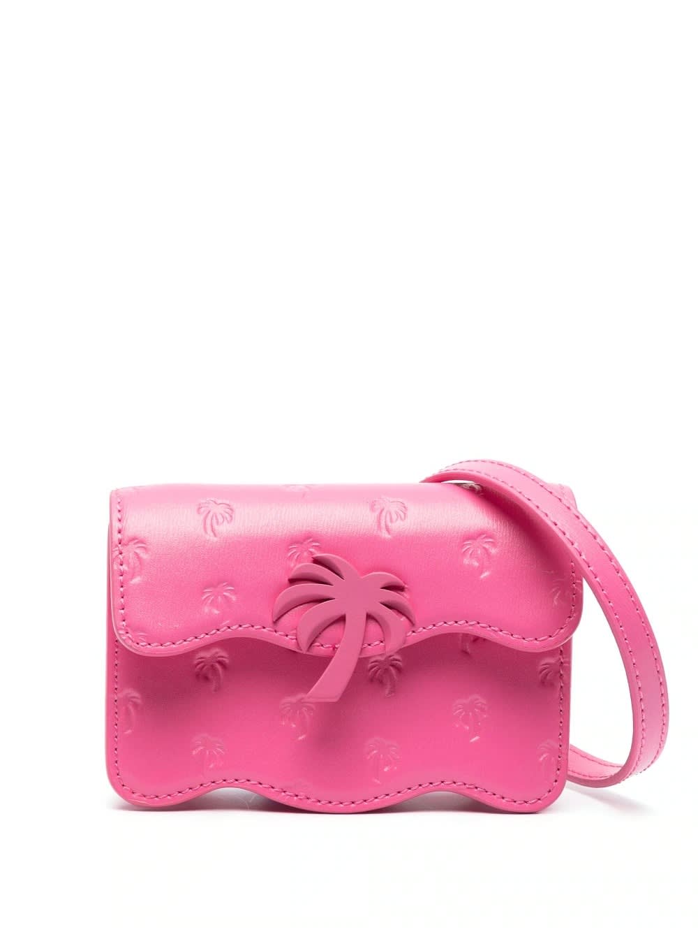 Shop Palm Angels Pink Palm Beach Shoulder Bag