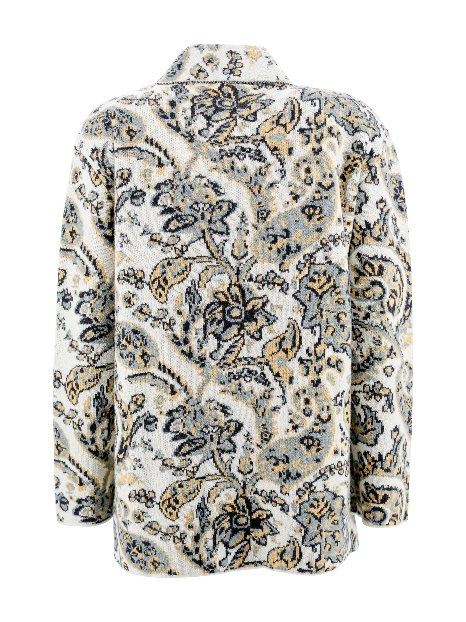 Shop Etro Floral-jacquard Cardigan