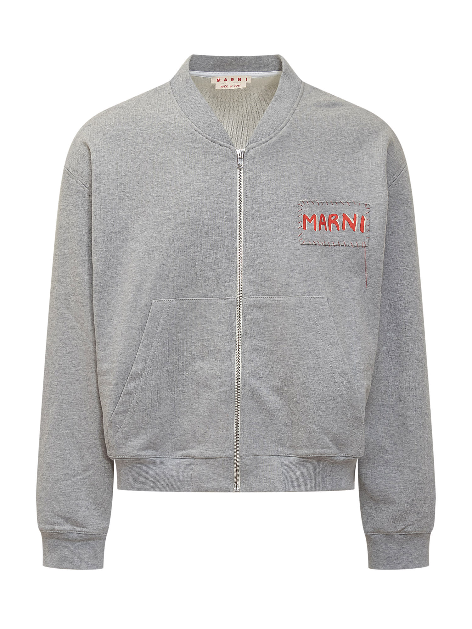 Shop Marni Sweatshirt With Logo In Sodium