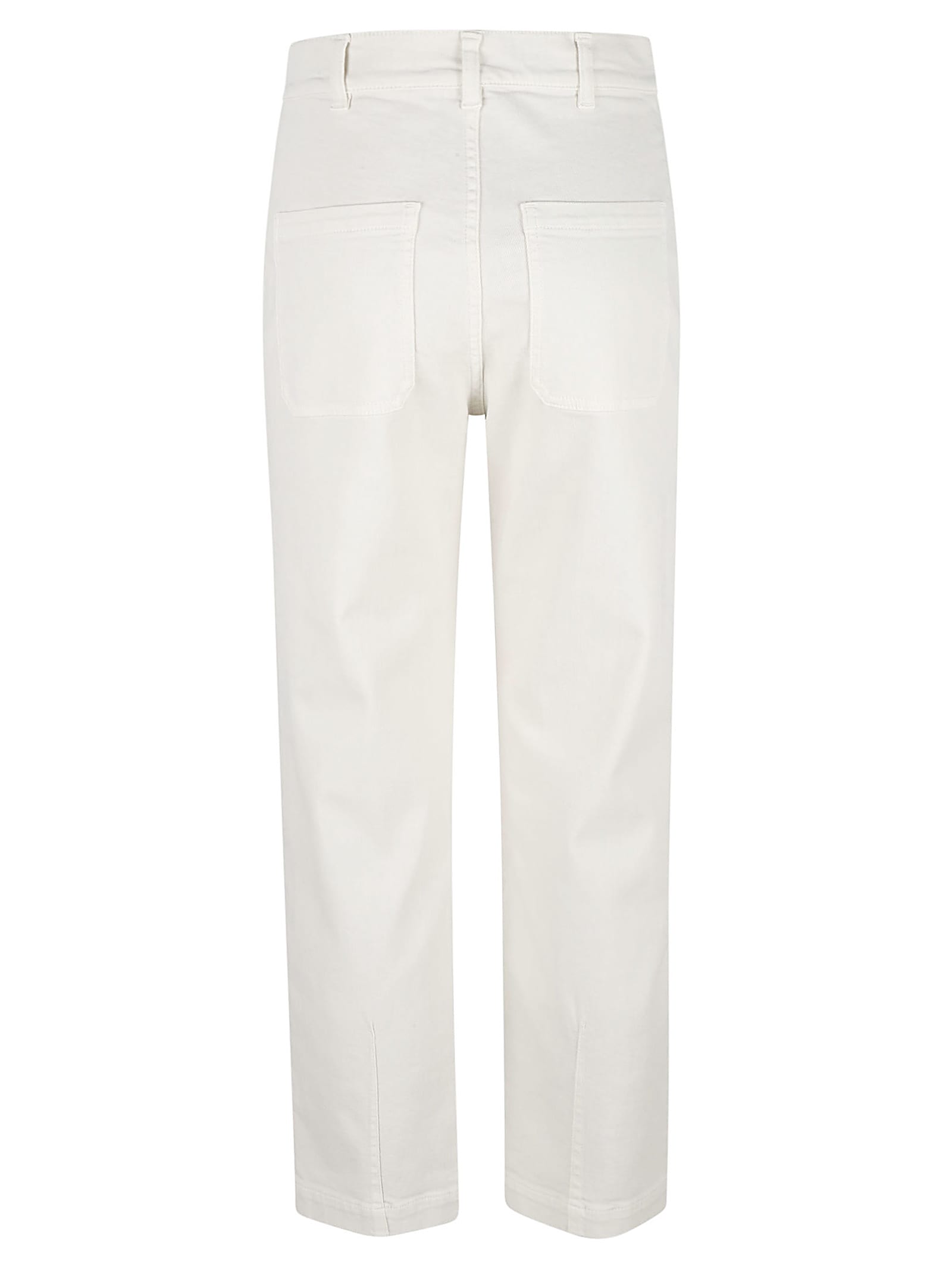 Shop Eleventy Trousers Cream