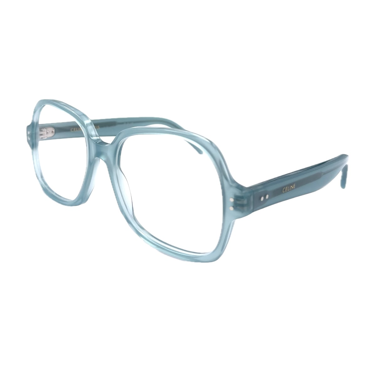 Shop Celine Cl50148i Thin 2 Dots 093 Glasses In Turchese