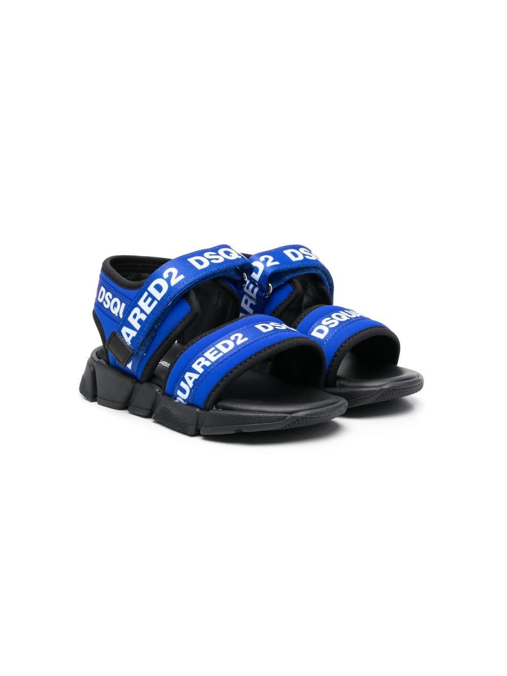 DSQUARED2 SANDALS WITH PRINT