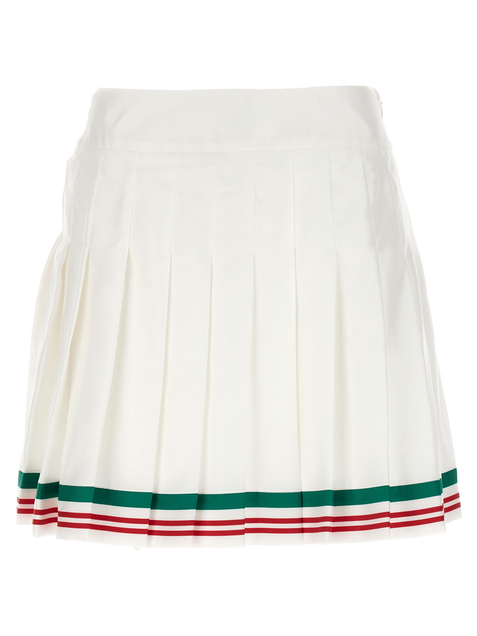Shop Casablanca Casa Way Skirt In White