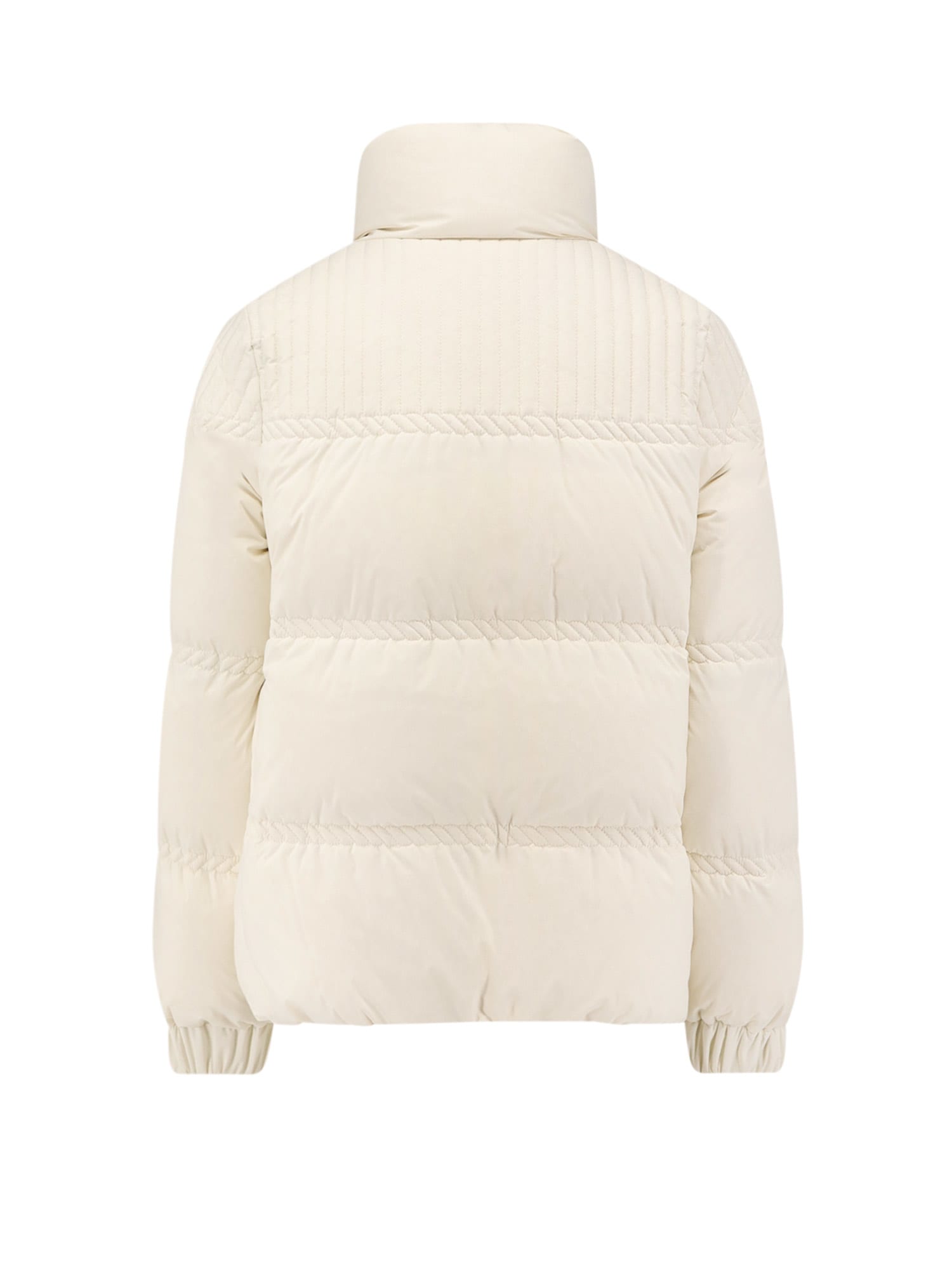 Moncler Anglin Nylon Down Jacket In White