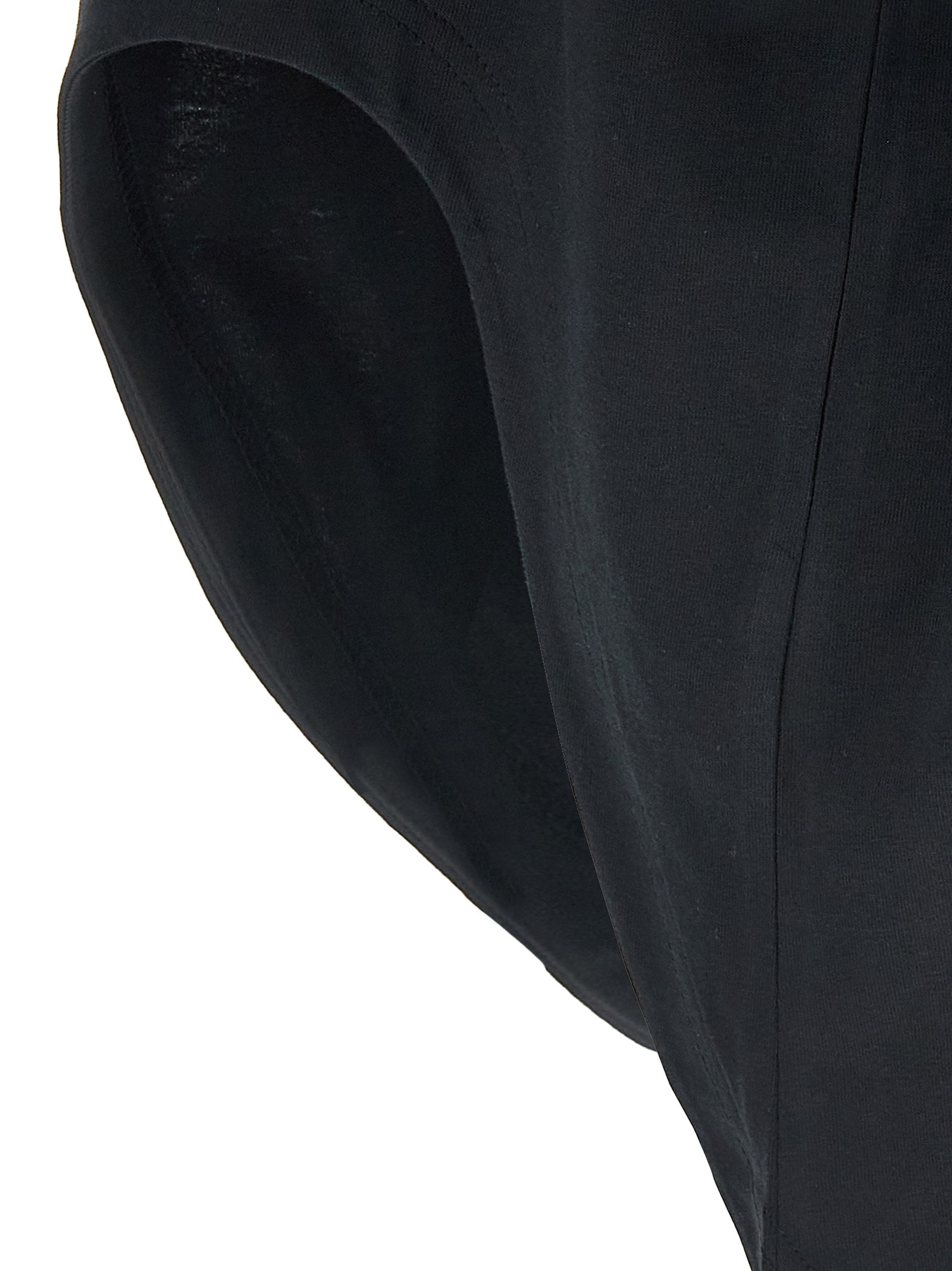 Attico T-shirt Black In Black
