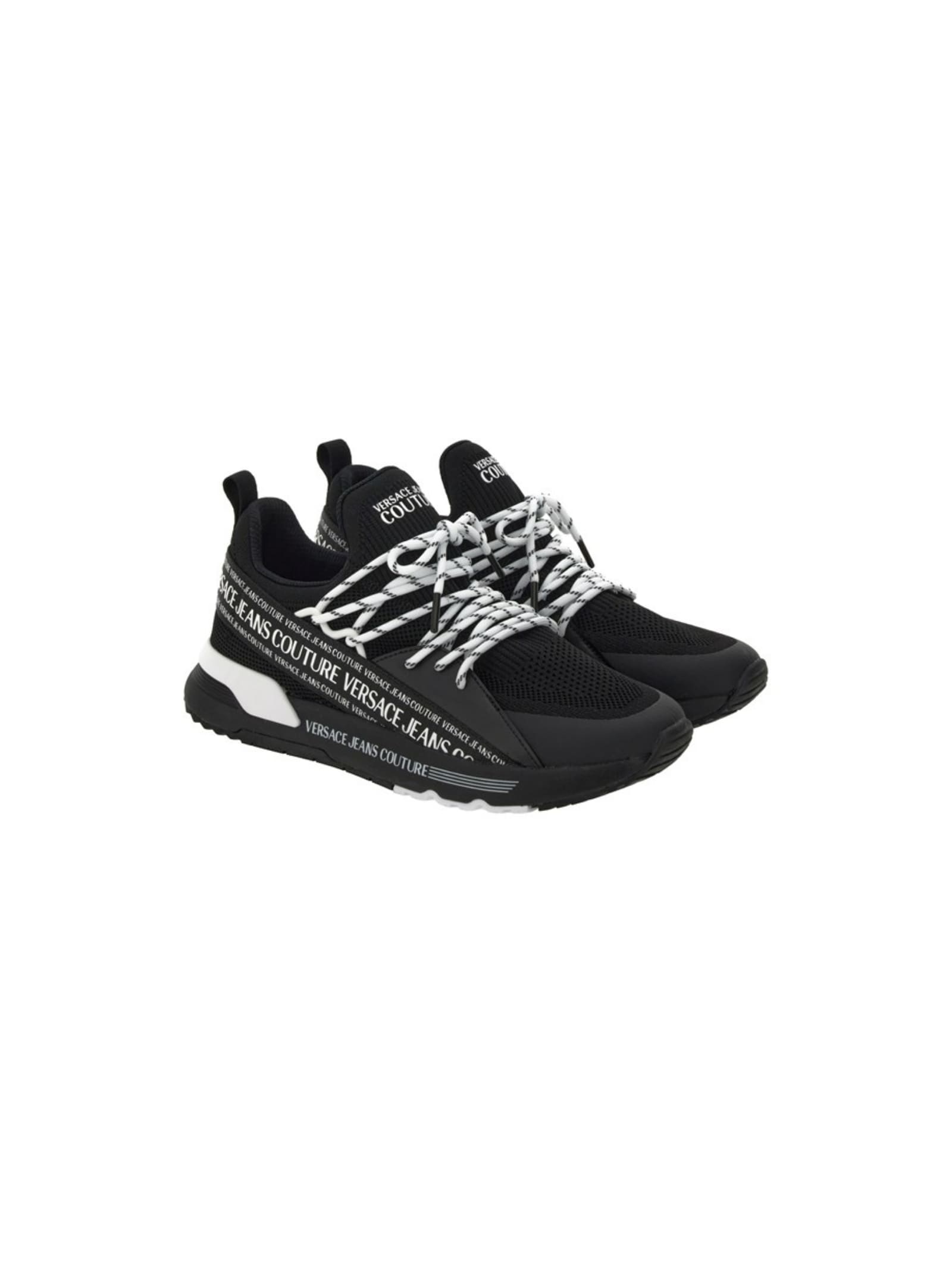 Versace Jeans Couture Mens Sneakers In Black