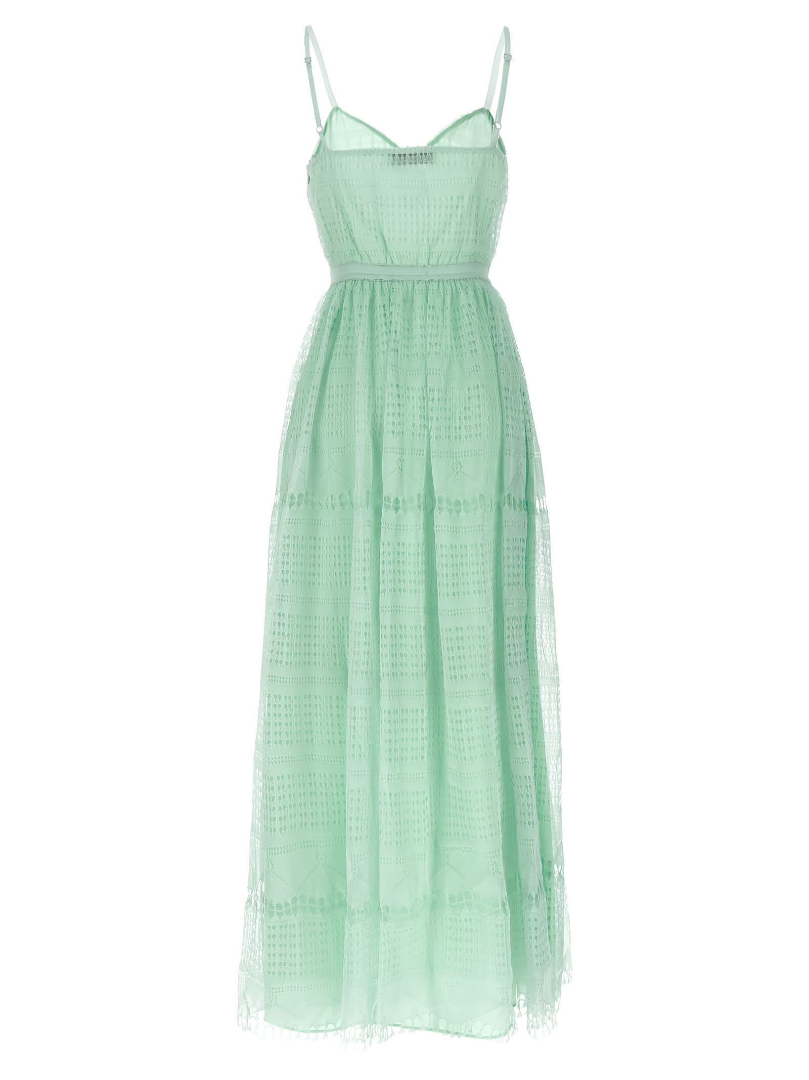 Shop Antonino Valenti Ava Gardner Dress In Green