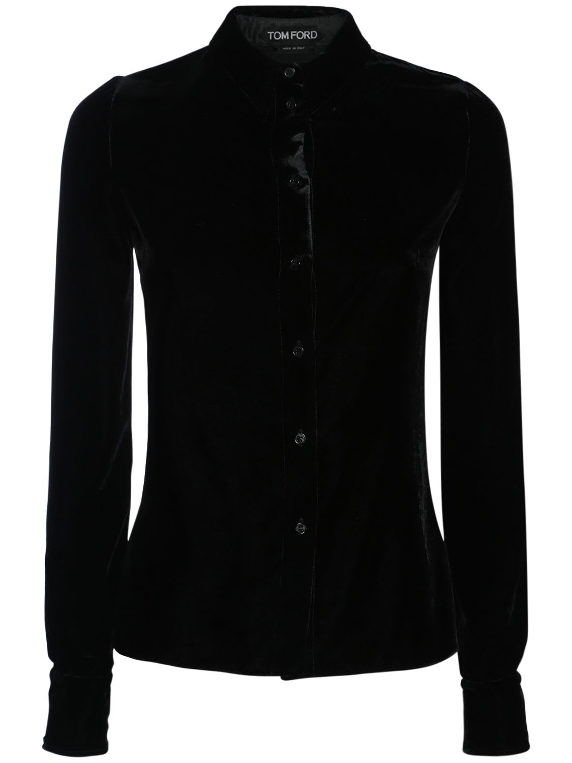 Tom Ford Elegant Black Shirt With Classic Collar