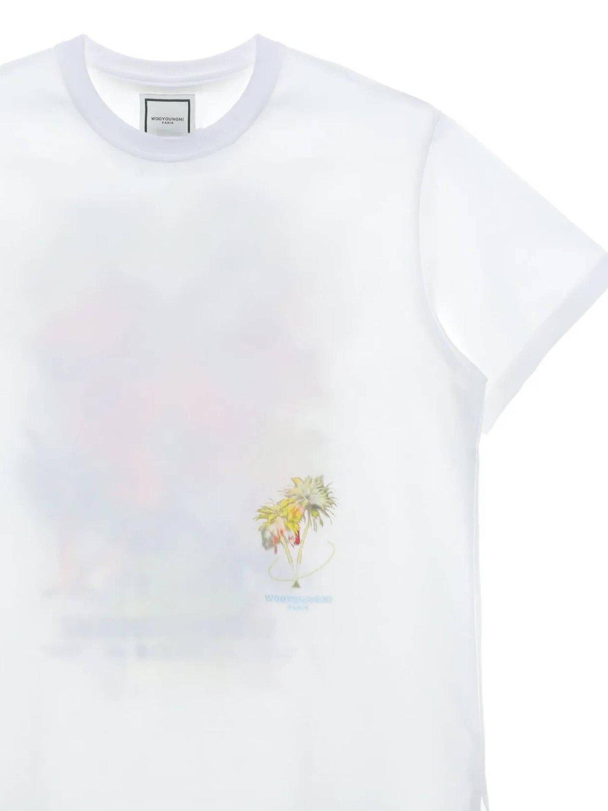 Wooyoungmi Men's Mind Expansion T-shirt In White