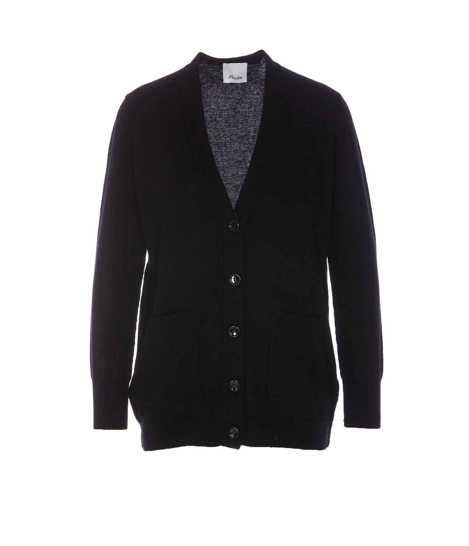 Shop Allude Cardigan In Black