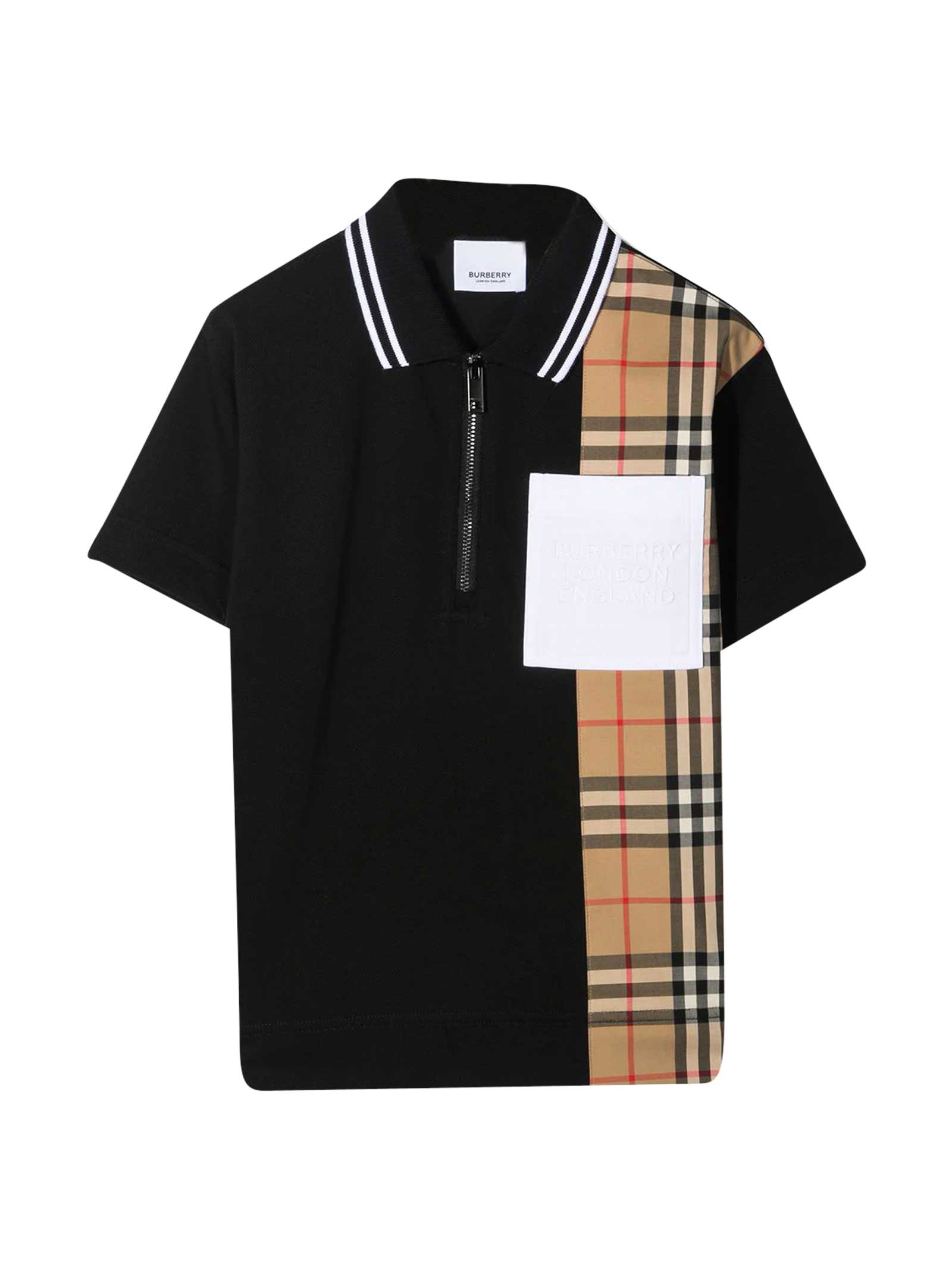 Burberry Black Polo Shirt