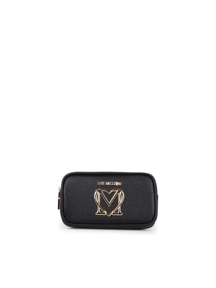 Love Moschino Wallet With Front Logo And Zip Closure