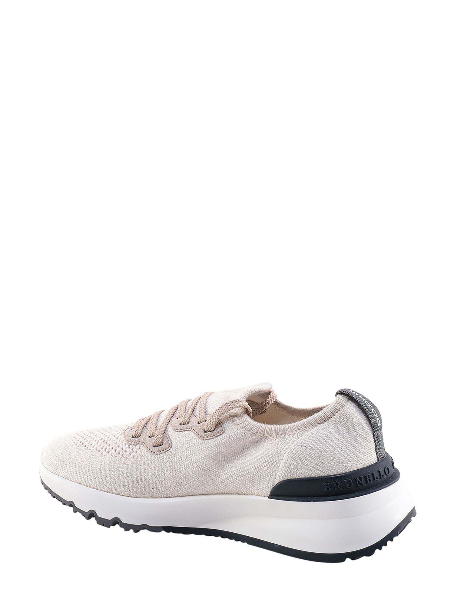 Shop Brunello Cucinelli Sneakers In Beige