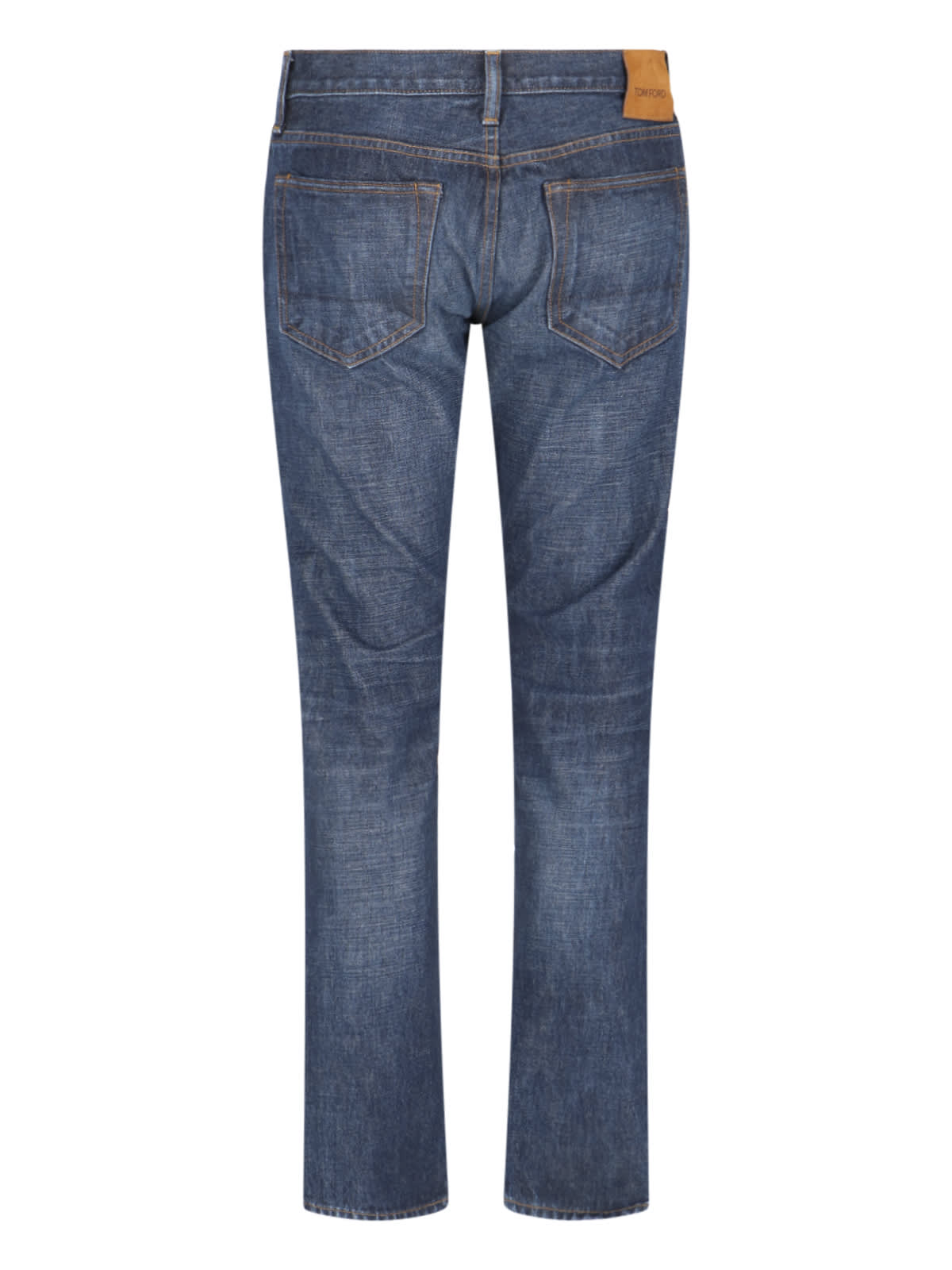 Shop Tom Ford Slim Jeans In Blue